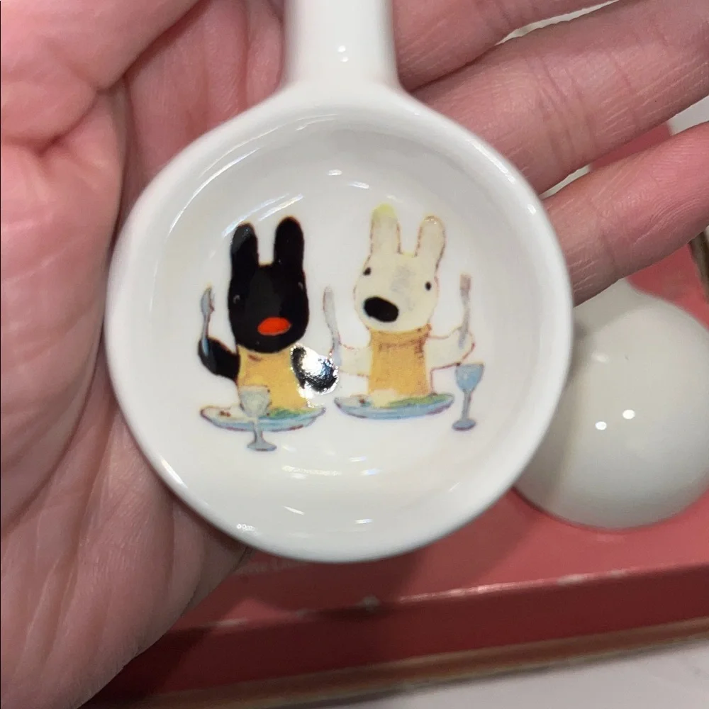 GASPARD ET LISA Ceramic spoon 5 piece set